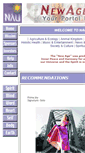 Mobile Screenshot of newageuniverse.com