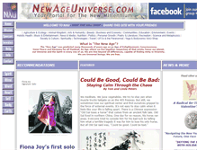 Tablet Screenshot of newageuniverse.com